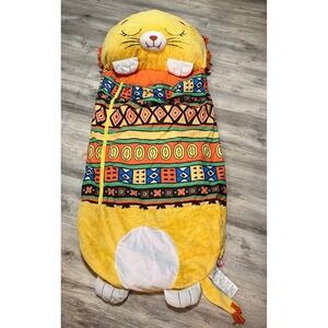 Happy Nappers Lion Sleeping Bag Kids Plush‎ Roll Up Play Pillow Bed